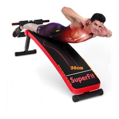 Costway Superfit Adjustable Weight Bench For Full Body Strength