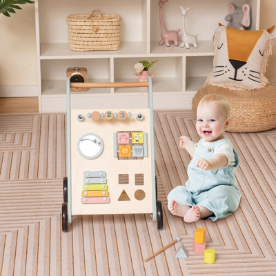 Diy wooden baby walker sales