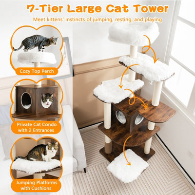 Multi cat tower best sale