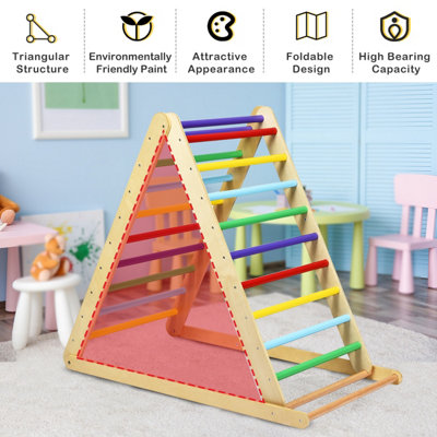 ▷ PIKLER FOLDABLE CLIMBING TRIANGLE FOR KIDS, ❤️