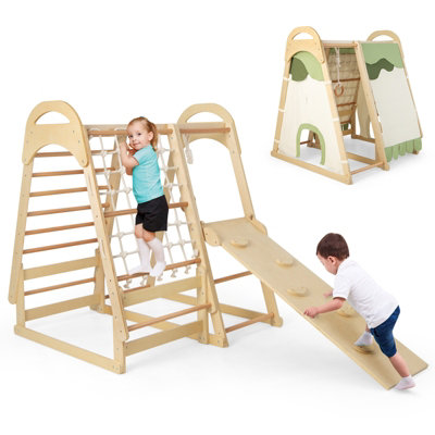 Kids Wooden Soft Rainbow Ladder Indoor Playground Accessories For  Kids,customized Color Soft Climbing Ladding - Playground - AliExpress