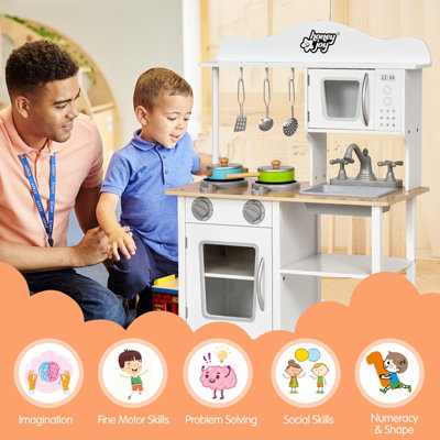 boys wooden kitchen