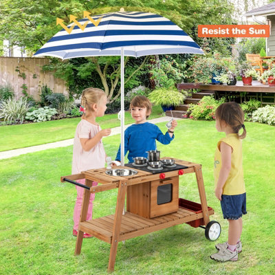 Outdoor deals kitchen playset