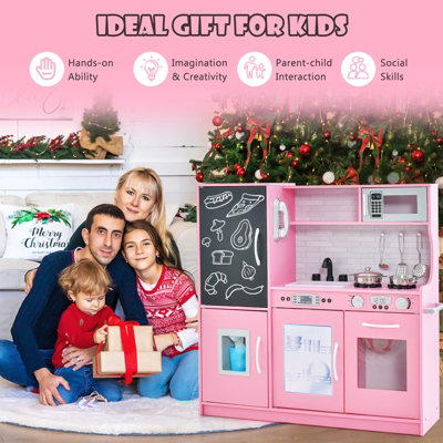 Pink childs kitchen deals