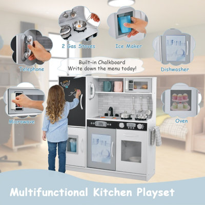 Play kitchen with dishwasher deals