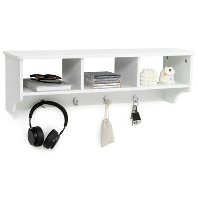 Wall mounted cubby deals shelves