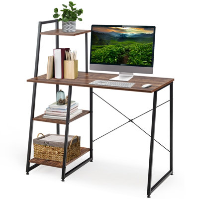 Costway home office folding modern online simple study computer desk