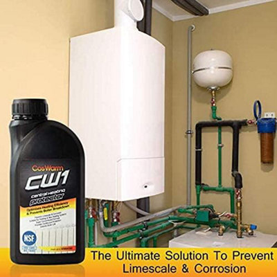 CosWarm CW1 Central Heating System Inhibitor & Protector 500ml - Treats ...