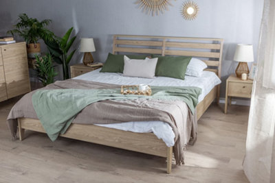 COSY Ottoman Bed EU Super King Size 180x200cm Bed Frame with Storage Modern Scandinavian Design
