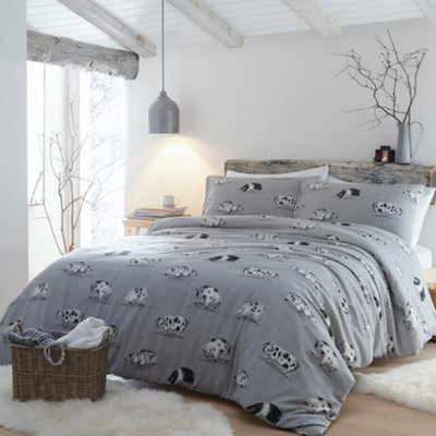 Cosy Pig 100% Brushed Cotton Duvet Cover Set