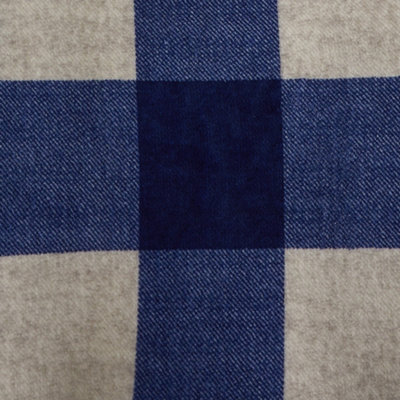 Cosy Theo Check Plush & Sherpa Reverse Duvet Cover Set