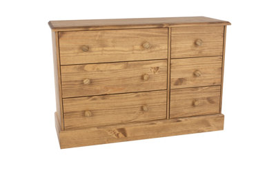 Cotswold 3+3 drawer wide chest