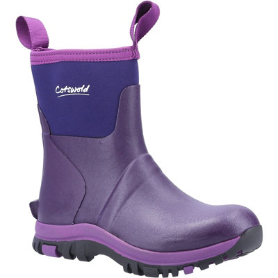 Cotswold Blaze Neoprene Wellington Purple