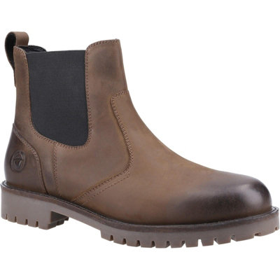 Cotswold Bodicote brown nubuck leather waterproof Chelsea ankle dealer ...