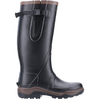 Cotswold Compass Neoprene Rubber Wellington Boots | Black UK Size 6 | Waterproof & Warm - View #3