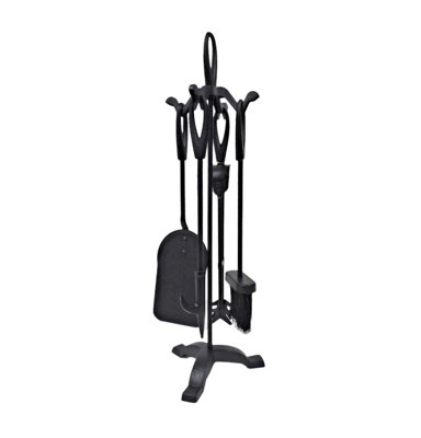 Cotswold Fireside Companion set Shovel Brush Poker Tongs 4 Piece Fire ...