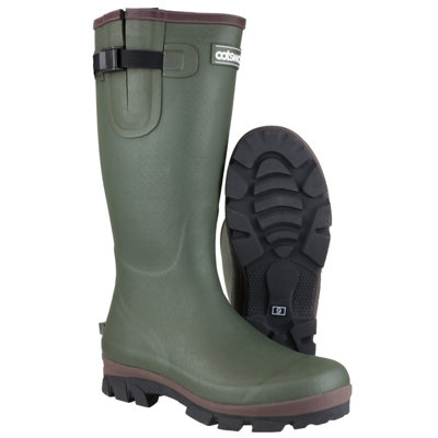 Men's Cotswold Grange Wellington Boots | Adjustable Buckle | Green | UK 4 EU 37 - View #4