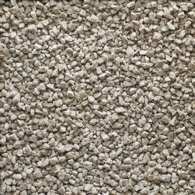 Cotswold Stone Bulk Bag 850 kg Chippings - 14-26 mm Cream Coloured Limestone - L10 x W10 x H8 cm - 3