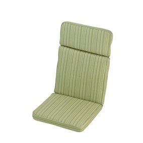 Cotswold Stripe High Recliner Outdoor Garden Furniture Cushion - L116 x W49 cm
