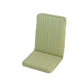 Cotswold Stripe Low Recliner Outdoor Garden Furniture Cushion - L96 x W42 cm