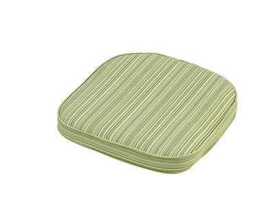 Cotswold Stripe Standard D Pad Outdoor Garden Furniture Cushion - L41 x W38 cm