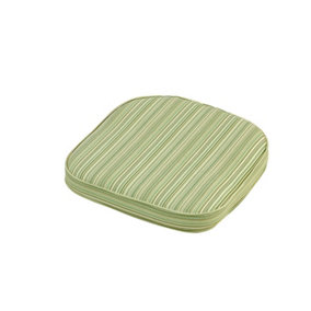 Cotswold Stripe Standard D Pad Outdoor Garden Furniture Cushion - L41 x W38 cm
