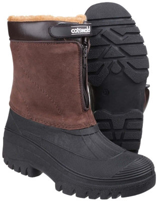 cotswold brown venture waterproof winter boots
