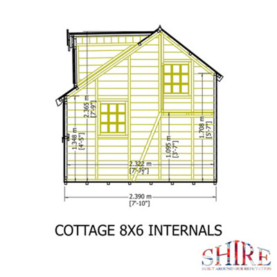 Cottage 6x8 Shiplap Little Houses