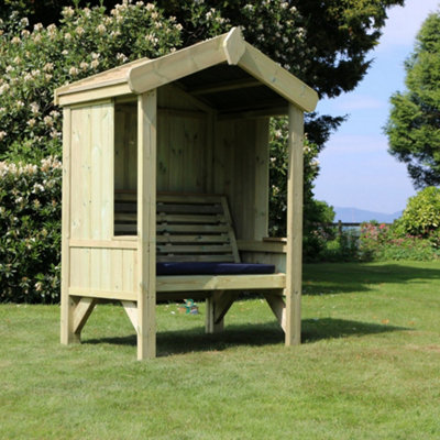 Cottage Arbour - Seats 2, wooden garden bench