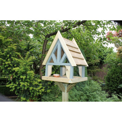 Cottage Bird Table - Timber - L41 x W41 x H192 cm - Partially Assembled
