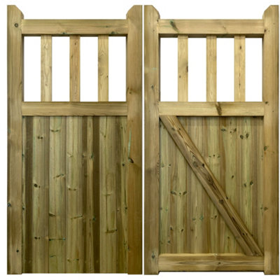 Cottage Gate Single - 1.5m Wide x 0.9m High - Left Hand Hung