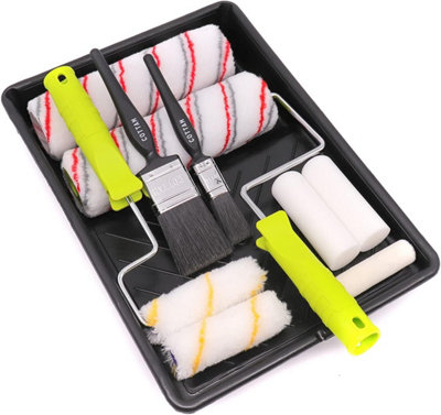 9 Inch Decorating Set Roller &amp Brushes