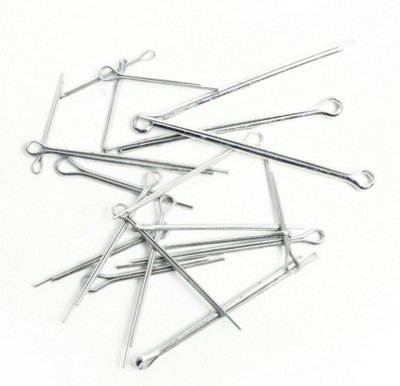 Cotter Split Pins Set 555pcs Straight Pin Steel Fixings with Storage Box