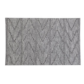 Cotton Area Rug 160 x 230 cm Black and White TERMAL