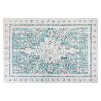 Cotton Area Rug 160 x 230 cm Mint Green FULLA