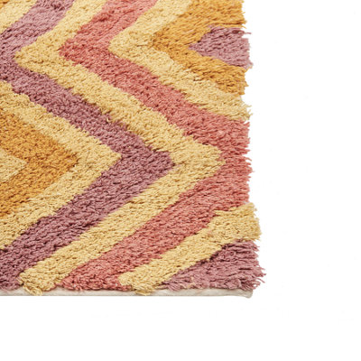 Cotton Area Rug 160 x 230 cm Multicolour CANAKKALE