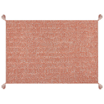 Cotton Area Rug 160 x 230 cm Orange MUGLA