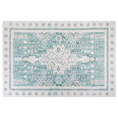 Cotton Area Rug 200 x 300 cm Mint Green FULLA