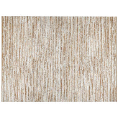 Cotton Area Rug 300 x 400 cm Beige and White BARKHAN
