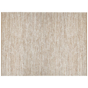 Cotton Area Rug 300 x 400 cm Beige and White BARKHAN