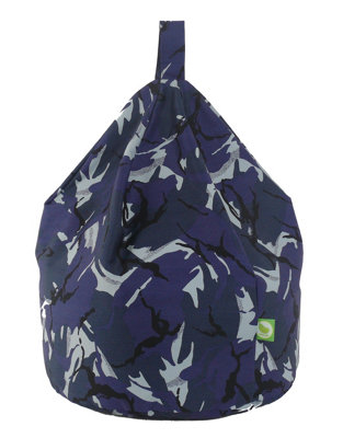 Cotton Blue Urban Camo Bean Bag Child Size