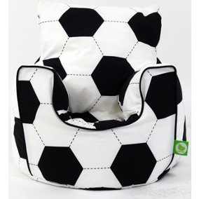 Cotton Football Bean Bag Arm Chair Toddler Size