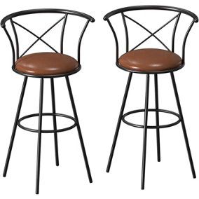Counter Height Barstools Set of 2 for Kitchen Island & Pub