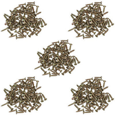 Countersunk Multi Purpose Chipboard Wood Timber Screws 20mm Long 400pc