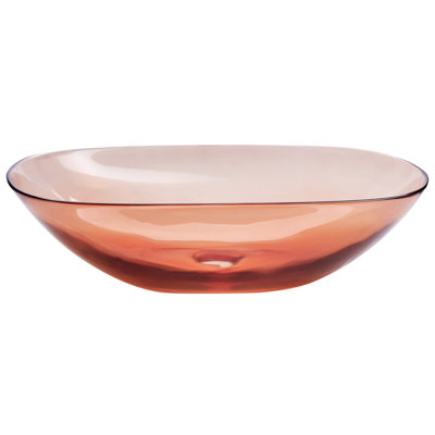 Countertop Basin 540 x 360 mm Red MOENGO