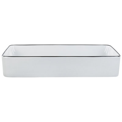 Countertop Basin 610 x 350 mm White XERT