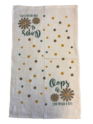 Country Club 3 Pack Tea Towels Oops A Daisy - 3
