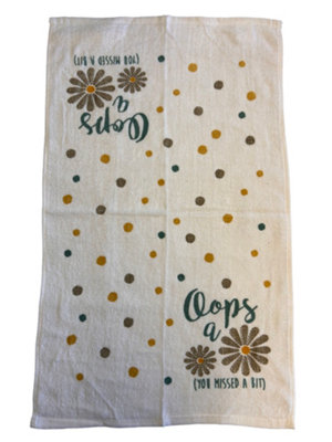 Country Club 3 Pack Tea Towels Oops A Daisy - 5