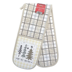Country Club Christmas Tree Double Oven Glove
