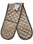 Country Club Double Oven Glove Stone